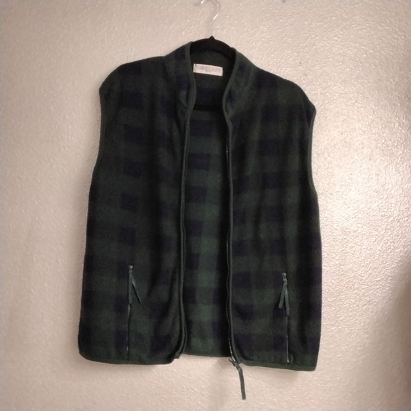 Amanda Smith Bufalo Check Zip Up Vest - Picture 2 of 4